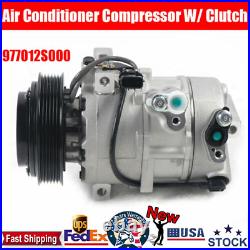 A/C Air Compressor with Clutch For 2010-2015 Hyundai Kia Sportage 4Door