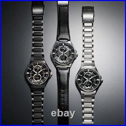 CITIZEN ATTESA Eco-Drive BU0060-09H Silver Black Solar Men's Watch New in Box