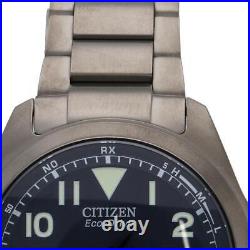 Citizen Promaster H100-R014731 AT6080-53L Titanium Eco Drive Solar Mens Watch