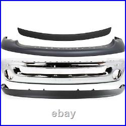 Front Bumper Kit Face Bar Chrome For 02-05 Dodge Ram 1500 03-05 Ram 2500 3500