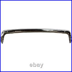 Front Bumper for 87-91 Ford F-150 F-250 Chrome Steel With impact strip holes