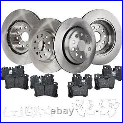 Front and Rear Brake Disc and Pad Kit For 2007-2017 Lexus LS460
