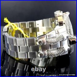 Invicta King Python Stainless Steel Ronda Z60 Burgandy Chronograph Watch New