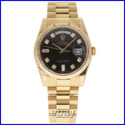 Rolex New Day-Date President 36mm 118238 Gold Diamond Box/Paper/Warranty #RL319