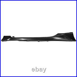 TRD Style Black ABS Side Skirts Fits 2022 2024 Subaru BRZ Toyota GR86 Left+Right
